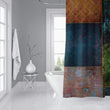 Eclectic Bohemian Patchwork Boho Shower Curtain by 71x74 Purple Patchwork Bohemian Eclectic Polyester