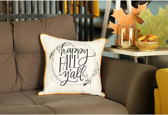 Unknown1 Fall Season Thanksgiving Quote Throw Pillow Covers 18