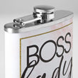 Boss Lady Stainless Steel 8 Oz Flask Color