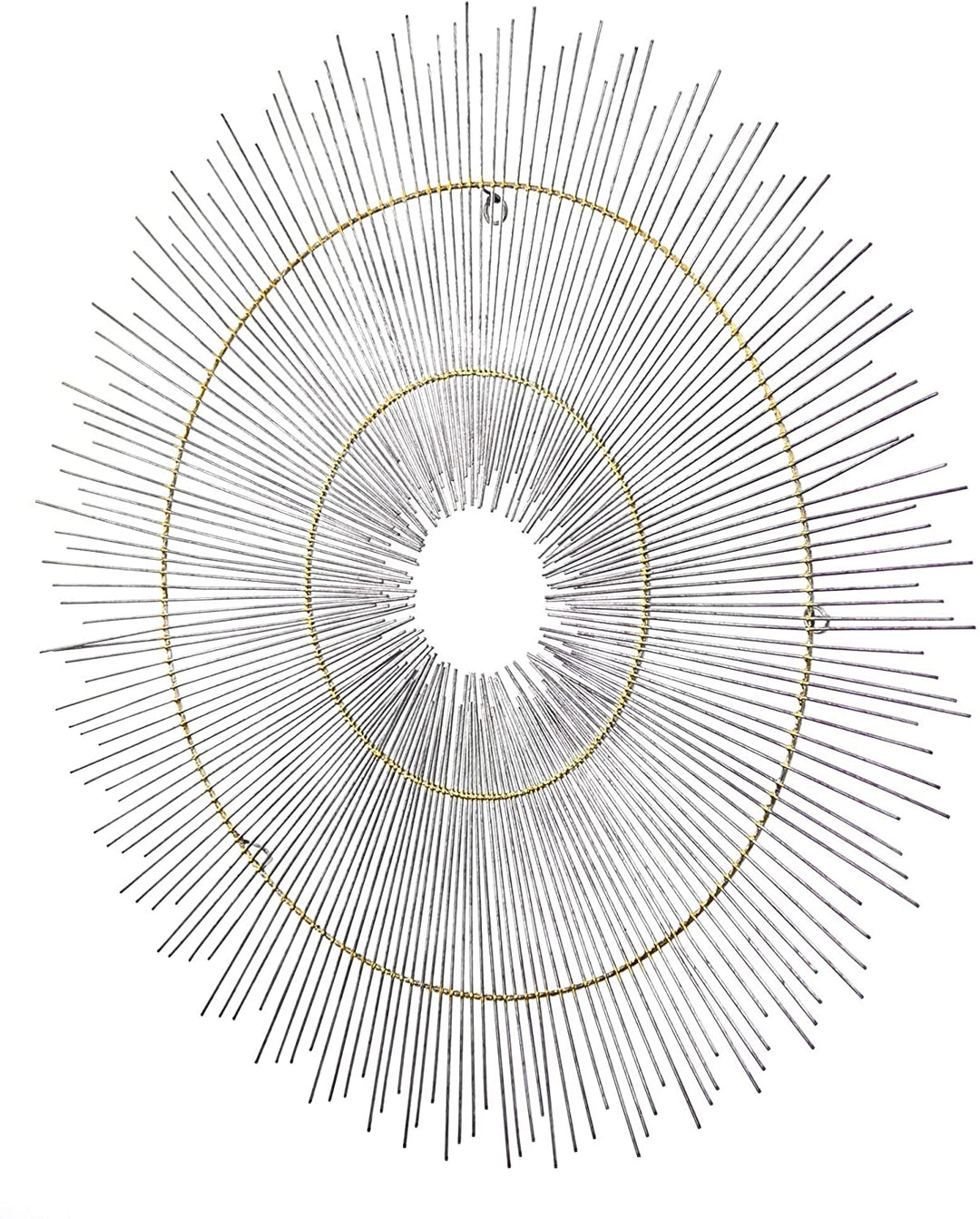 Metal Starburst Sunburst Wall Decor Sculpture (36")