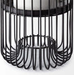(Large) Table Candle Holder Black Modern Contemporary Metal