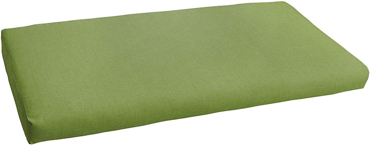 Green Indoor/Outdoor Bench Cushion 48 W X 19 D Solid Modern Contemporary Traditional Transitional Acrylic Fade Resistant Uv