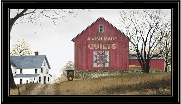 MISC Quilt Barn by Billy Ready Hang Framed Black Frame Country
