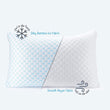 Memory Foam Pillow Bamboo Cover Premium Luxury Gel Pillows Sleepingback Sleepers Neck