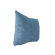 UKN Blue Lumbar Pillow Blue Geometric Southwestern Polyester Single Removable Cover