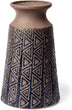 (Large) Vase Blue Brown Ceramic