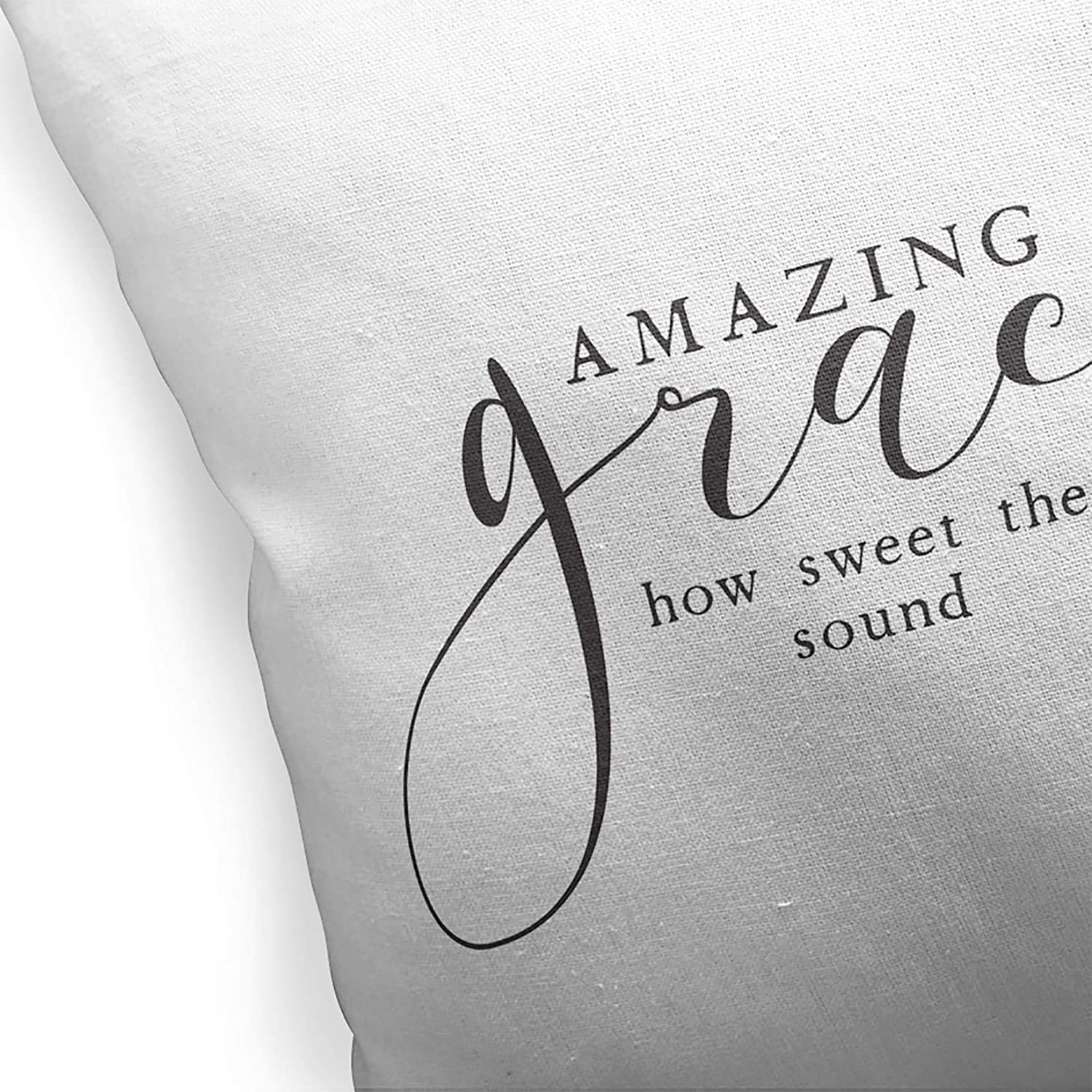 MISC Amazing Indoor|Outdoor Pillow by 18x18 Black Farmhouse Polyester Removable Cover