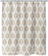 Tan Shower Curtain by Off/White Geometric Modern Contemporary Polyester