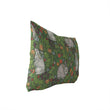 UKN Green Lumbar Pillow Green Floral Modern Contemporary Polyester Single Removable Cover
