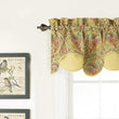 Swept Away Window Valance 60x18 Color Floral Paisley Casual Farmhouse Traditional 100% Cotton Lined