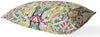 UKN Ivory Lumbar Pillow Ivory Geometric Global Polyester Single Removable Cover
