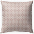 Brick Indoor|Outdoor Pillow by Tiffany 18x18 Pink Geometric Modern Contemporary Polyester Removable Cover