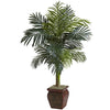 4 5ft Artificial Areca Palm Tree Tall Indoor Dypsis Lutescens Decorative Natural Looking Feaux Plants 4 5 Foot Polyester Blend