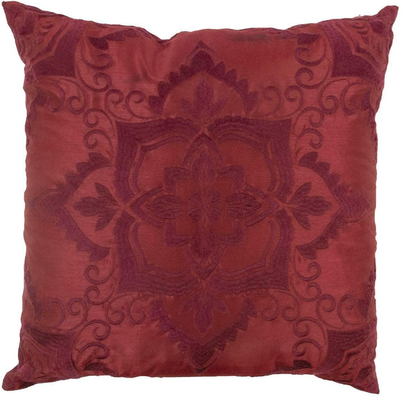 Unknown1 Spice Stamp UCC Red Decorative Pillow Jacquard Traditional Cotton