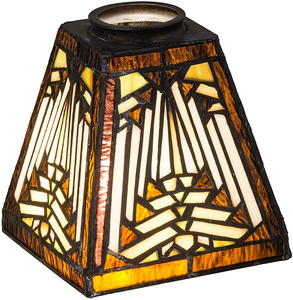 MISC 5" sq Mission Shade Yellow Traditional