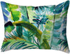 Jungle Greens No Cord Pillow 16x20 Color Graphic Nautical Coastal Polyester