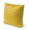 Mushroom Field Indoor|Outdoor Pillow by Chi Hey Lee 18x18 Yellow Floral Modern Contemporary Polyester Removable Cover