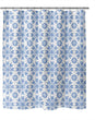 Shower Curtain by 71x74 Blue Geometric Modern Contemporary Polyester