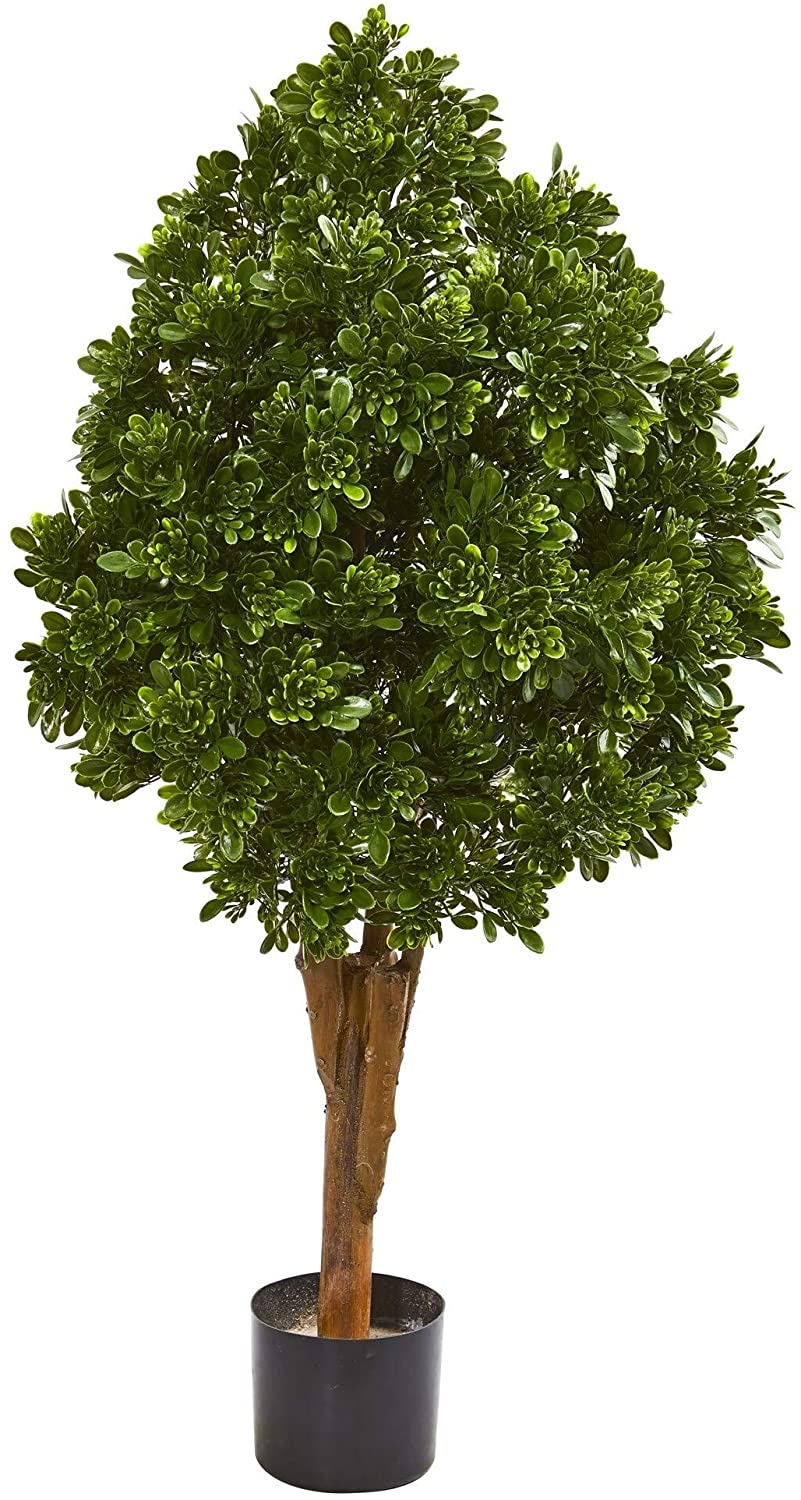 41" Tea Leaf Artificial Tree Uv Resistant