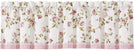 MISC Little Window Straight Valance Pink Floral Farmhouse 100% Polyester Energy Efficient