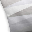 Grey Indoor|Outdoor Pillow by 18x18 Grey Geometric Modern Contemporary Polyester Removable Cover