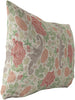 Ivory Indoor|Outdoor Lumbar Pillow 20x14 Tan Floral Modern Contemporary Polyester Removable Cover