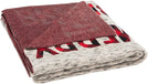 Unknown1 Holiday Merry Bright Grey/red 50 X 60 inch Throw Blanket Grey Red Graphic Cabin Lodge Cotton