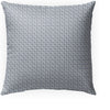 Axis Grey Indoor|Outdoor Pillow by 18x18 Grey Geometric Modern Contemporary Polyester Removable Cover