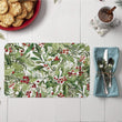 Unknown1 Wipe Clean Placemats Set 4 Cardinal Greenery Color Rectangle Plastic