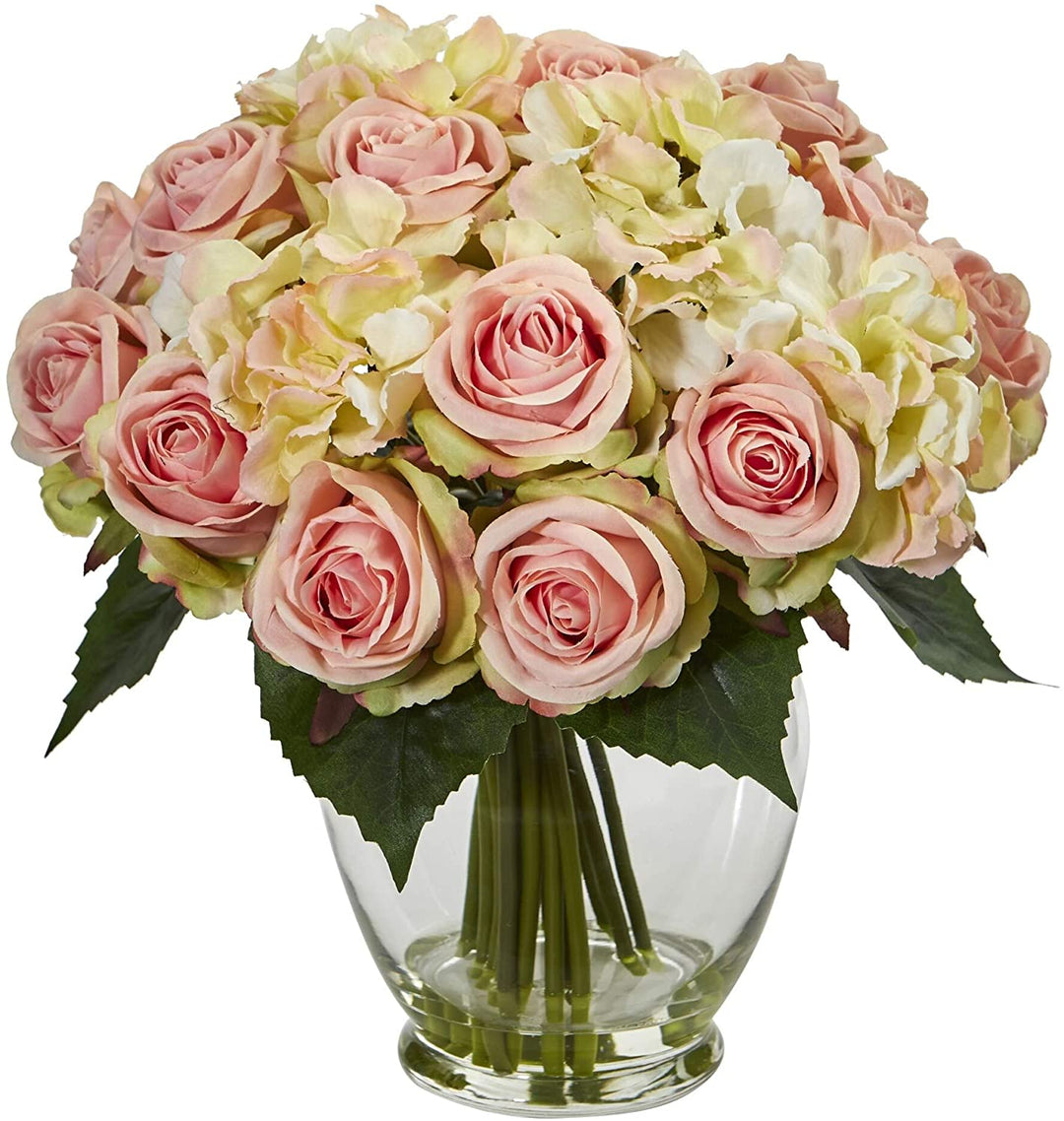 Rose Hydrangea Bouquet Artificial