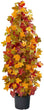 Unknown1 39" Autumn Maple Artificial Tree Orange Polyester