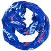 Nfl Bills Scarf 70 X 25 Inches Football Themed Woman Accessory Sports Patterned Team Logo Fan Merchandise Athletic Team Spirit Fan Blue White Red - Diamond Home USA