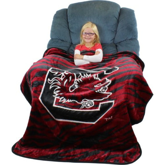 NCAA Gamecocks Theme Blanket (50