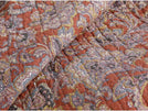 MISC Spice Paisley 3 Piece Quilt Set King Red Floral Striped Cottage Country Victorian Cotton Microfiber 3 Piece