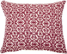 Handmade Acient Decorative Accent Pillow Pink White Modern Contemporary Cotton