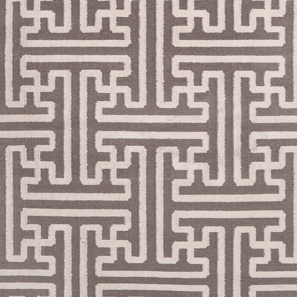 Hand Woven Beige Queens Bay Wool Area Rug 2'6" X 8' Runner Brown Abstract Transitional Rectangle Latex Free Handmade - Diamond Home USA