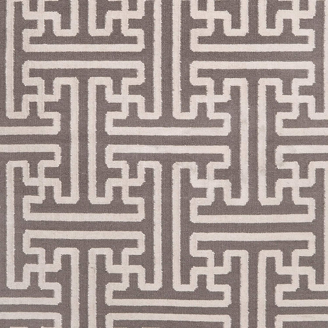 Hand Woven Beige Queens Bay Wool Area Rug 2'6" X 8' Runner Brown Abstract Transitional Rectangle Latex Free Handmade - Diamond Home USA