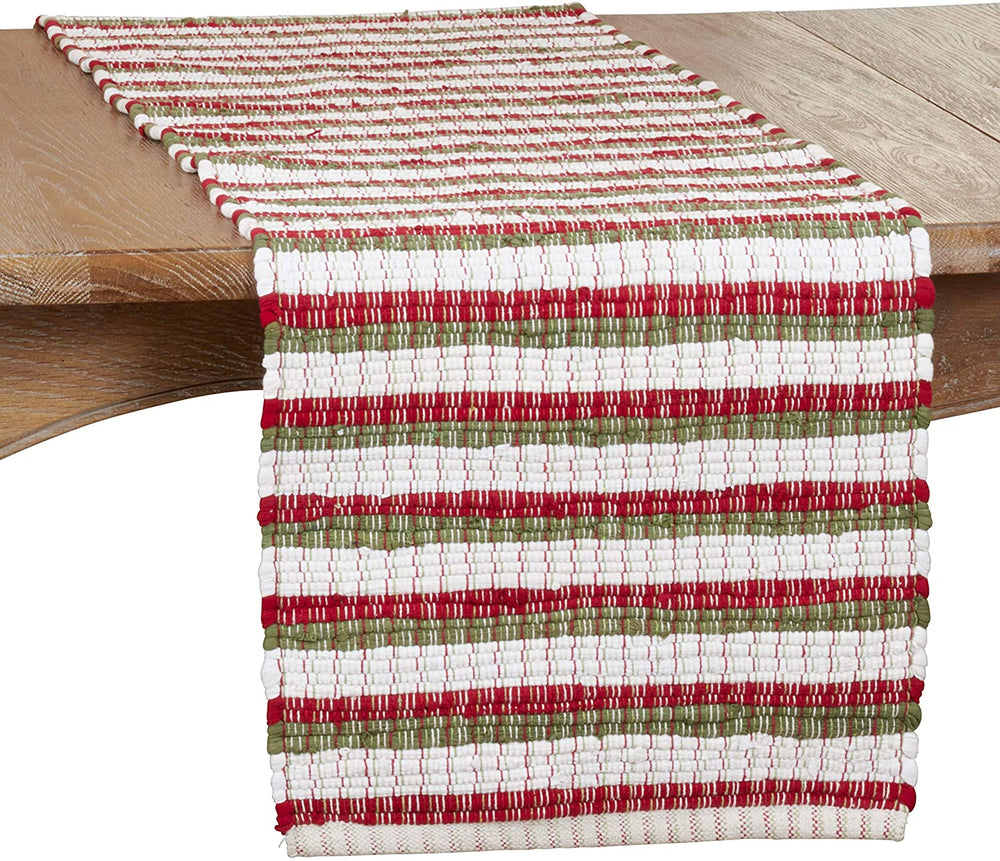 Holiday Table Runner Design Color Cotton - Diamond Home USA