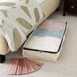 MISC Cotton Canvas Under Bed Storage Chest Beige