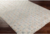 Hand Knotted Viscose Accent Rug 2' X 3' Brown Geometric Modern Contemporary Rectangle Latex Free