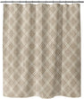 MISC Tan Shower CurtainVanessa Geometric Southwestern Polyester