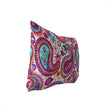 UKN Lumbar Pillow Purple Geometric Bohemian Eclectic Polyester Single Removable Cover