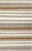 Flatweave Striped Accent Area Rug 2' X 3' Brown Stripe Modern Contemporary Rectangle Wool Latex Free Handmade