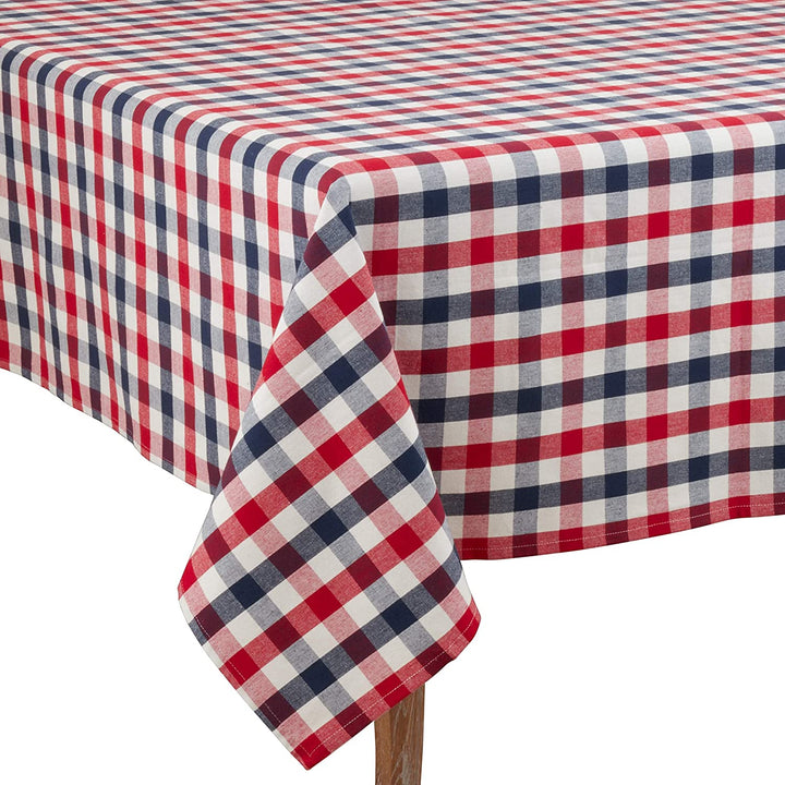 Cotton Tablecloth Gingham Check Design Color