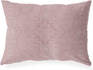 UKN Blush Lumbar Pillow Pink Geometric Southwestern Polyester Single Removable Cover