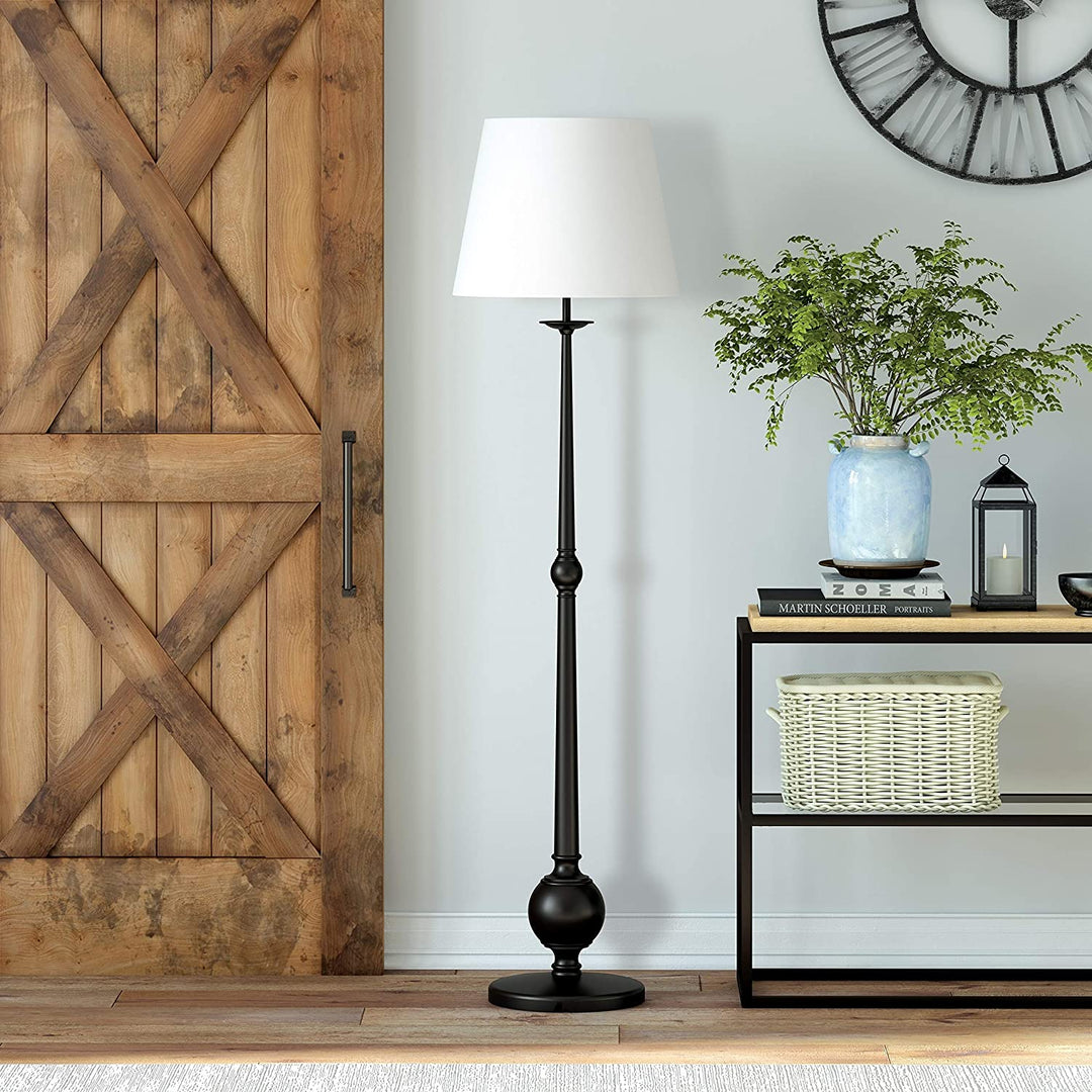 Blackened Bronze Finish Floor Lamp Black