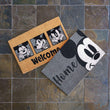 Unknown1 Mickey Coir Gray 2 Pack Area Rug (1'16" X 2'8") 1'6" 2'8" Color Novelty Kids Tween Rectangle Latex Free