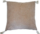 Chenille Damask Rectangle Accent Pillow Beige Geometric Bohemian Eclectic Cotton One Removable Cover