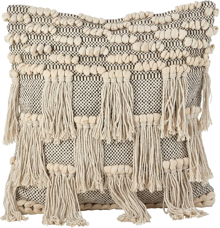 Moroccan Wedding Blanket Fringe Cotton Down Filled Throw