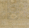 MISC Hand Knotted Floral New Zealand Wool Area Rug 2' X 3' Ivory Border Paisley Natural Fiber Latex Free Handmade